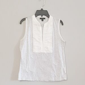 J. Crew Tuxedo Bib Sleeveless Top Size S